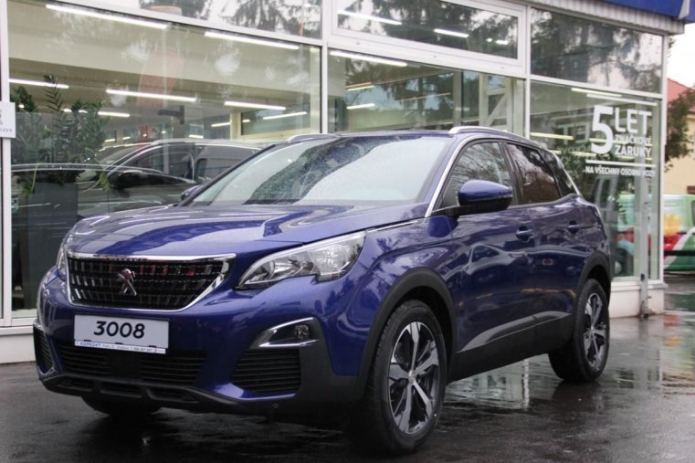 Peugeot 3008, ACTIVE 1.5 BlueHDi 130 MAN6, barva modrá