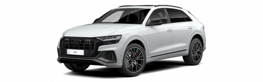 Audi Q8, SQ8 TFSI 373 kW quattro, barva bílá