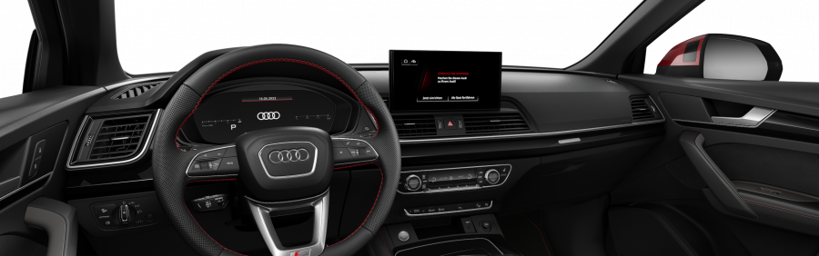 Audi Q5, Q5 Advanced 40 TDI 150kW quattro, barva červená