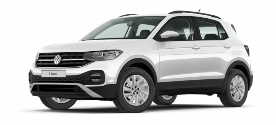 Volkswagen T-Cross, Life 1.0 TSI 70 kW 5G, barva bílá