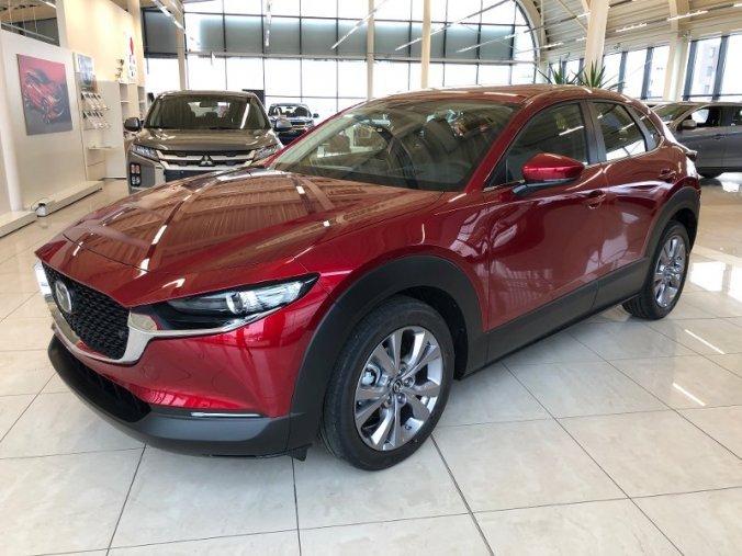 Mazda CX-30, Skyactiv-G 122, barva červená