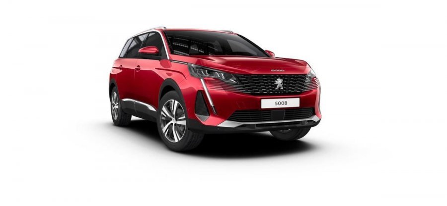 Peugeot 5008, Allure Pck 1,2 130k EAT8 SKLAD, barva červená