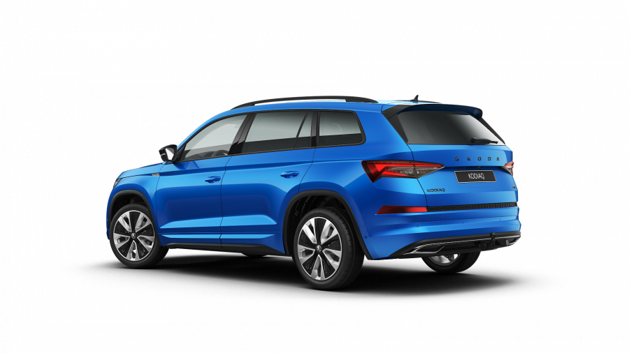 Škoda Kodiaq, 2,0 TDI 147 kW 7-stup. automat. 4x4, barva modrá