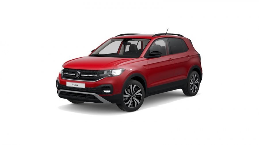 Volkswagen T-Cross, Life 1,0 TSI 70 kW 5G, barva červená