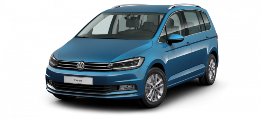 Volkswagen Touran, ME 1,5 TSI EVO BMT OPF 6G, barva modrá