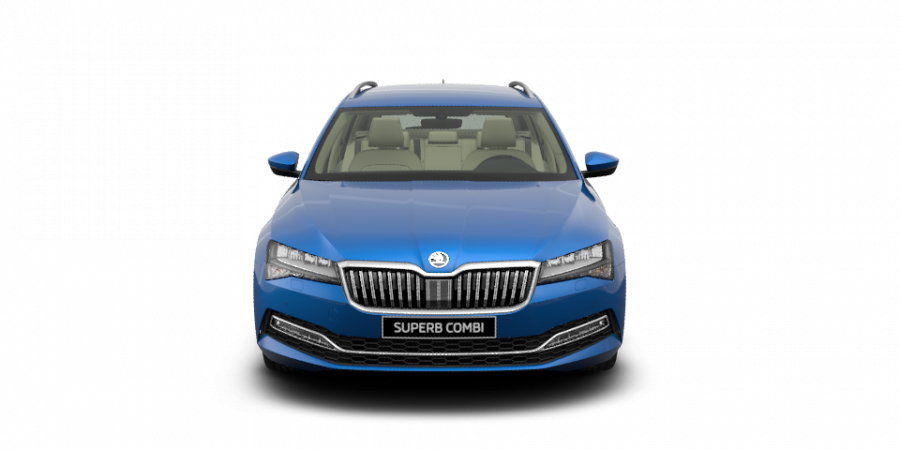 Škoda Superb, 2,0 TDI 110 kW 7-stup. automat., barva modrá