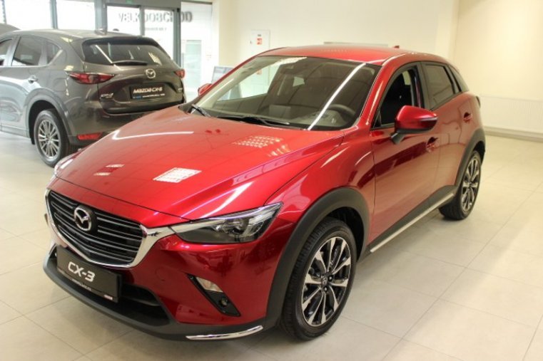 Mazda CX-3, 2,0G 121k, barva červená