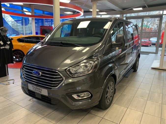 Ford Tourneo Custom, MPV,  L2 TITANIUM MHEV 2,0 EcoBlue (mHEV) 136 kW / 185 k, barva šedá