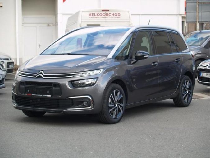 Citroën Grand C4 Spacetourer, Shine Pack 2,0BHDi 160 EAT8, barva šedá