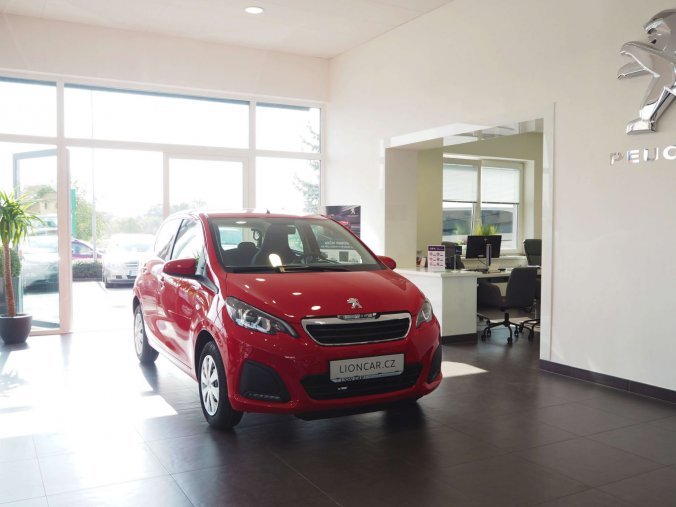 Peugeot 108, ACTIVE 1.0 VTi 72K, barva červená