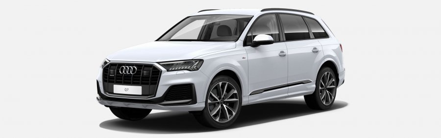 Audi Q7, Q7 S line 50 TDI quattro, barva bílá