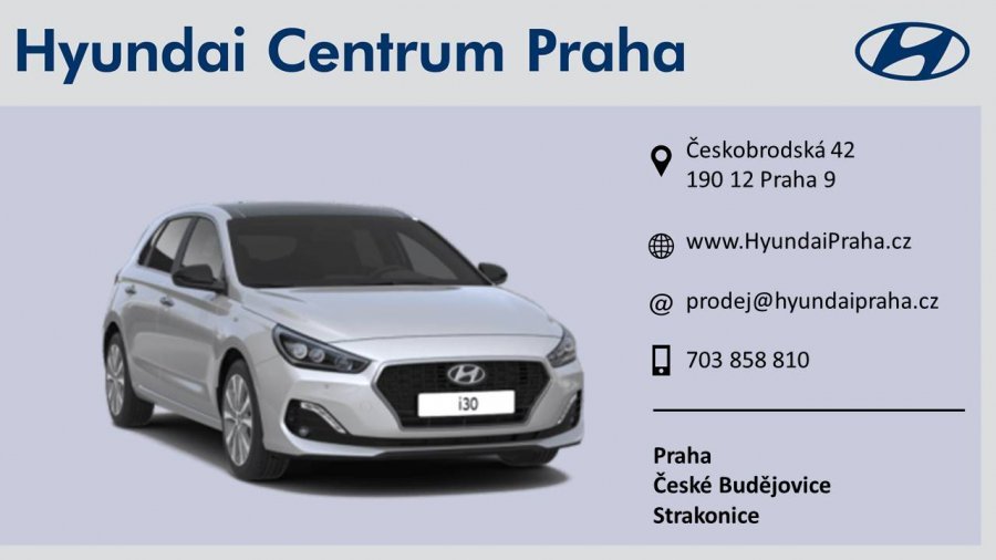 Hyundai i30, 1,4i 73 kW (95 NAT) 6 st. man, barva bílá