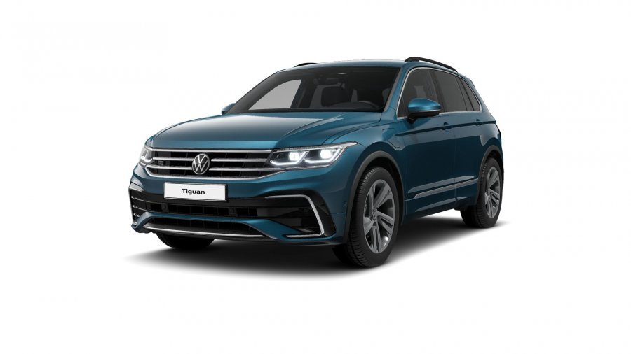 Volkswagen Tiguan, Tiguan R-Line 1,4 TSI eHybrid 180 kW, barva modrá