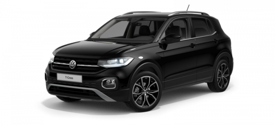 Volkswagen T-Cross, Style 1.0 TSI 85 kW 7DSG, barva černá