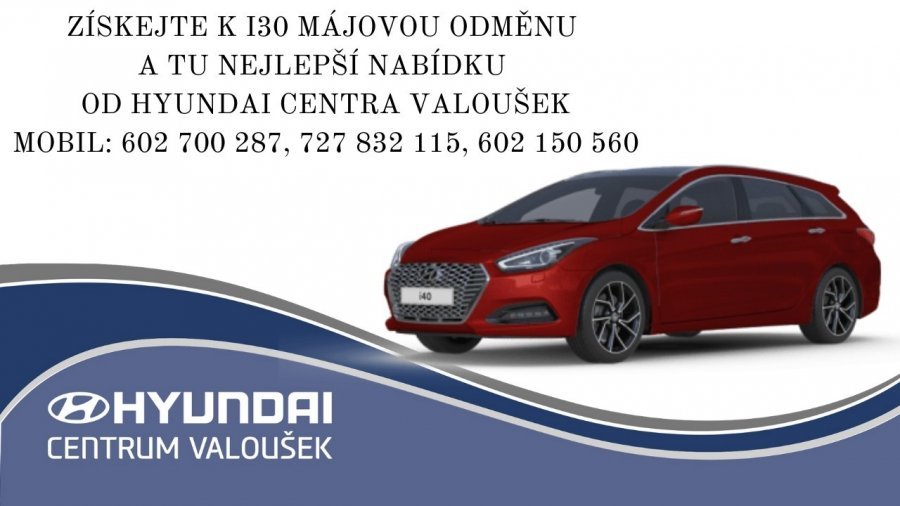 Hyundai i40, 1,6 CRDi 100 kW (diesel) 6 st. man, barva červená