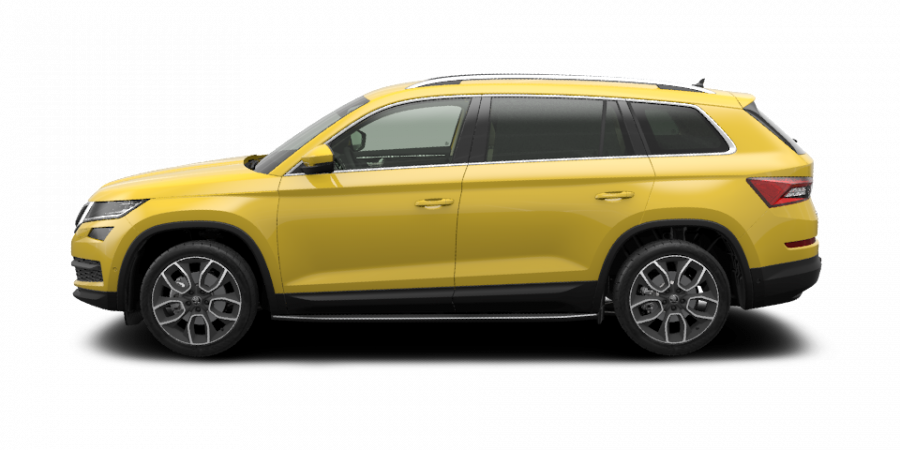 Škoda Kodiaq, 2,0 TSI 140 kW 7-stup. automat. 4x4, barva žlutá