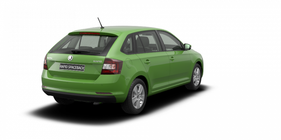 Škoda Rapid, 1,0 TSI 70 kW 5-stup. mech., barva zelená