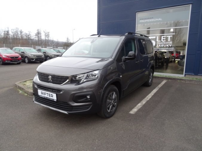 Peugeot Rifter, LONG ALLURE P. 7 míst 1.5BHDi, barva šedá