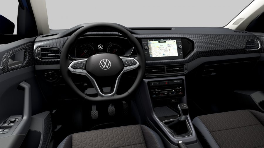 Volkswagen T-Cross, T-Cross Style 1,0 TSI 81 kW 6G, barva modrá