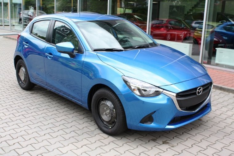 Mazda 2, SKYACTIV-G, barva modrá