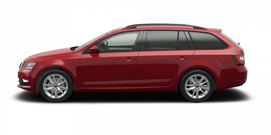 Škoda Octavia, 1,5 TSI 110 kW 6-stup. mech., barva červená