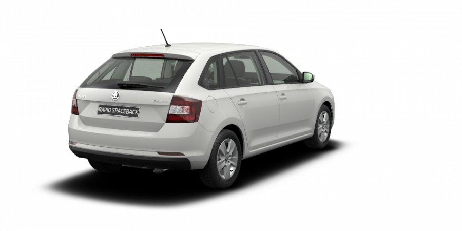 Škoda Rapid, 1,0 TSI 81 kW 6-stup. mech., barva bílá