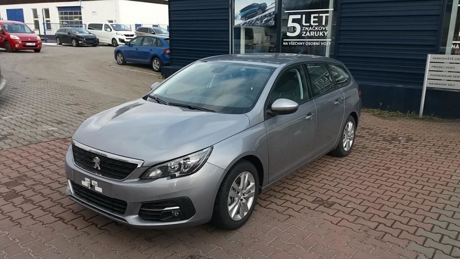 Peugeot 308, SW ACTIVE 1.5.BHDi 130k, barva stříbrná