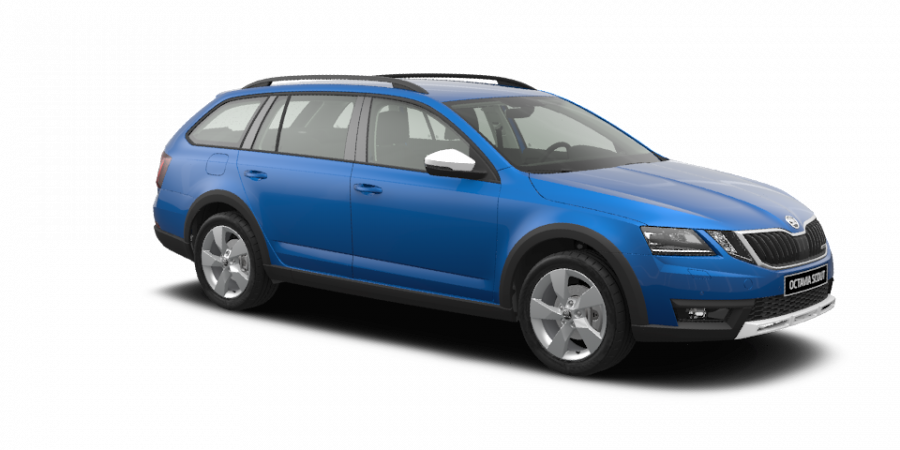 Škoda Octavia, 2,0 TDI 110 kW 7-stup. automat. 4x4, barva modrá