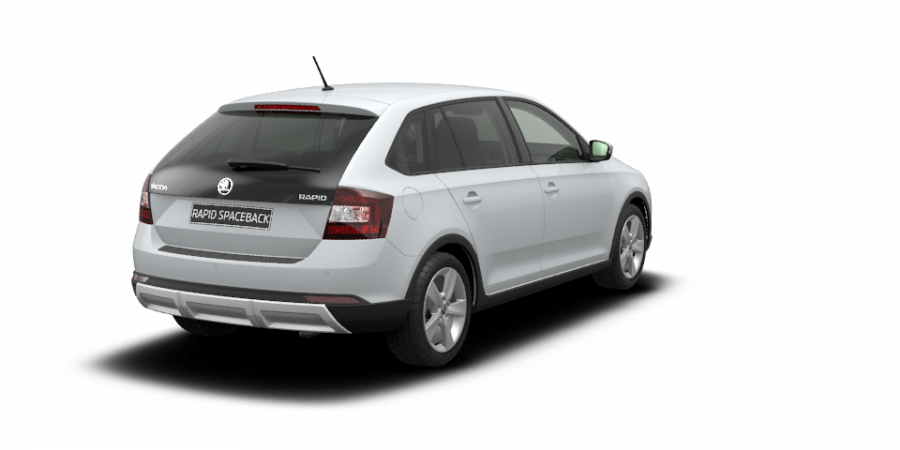 Škoda Rapid, 1,0 TSI 70 kW 5-stup. mech., barva bílá