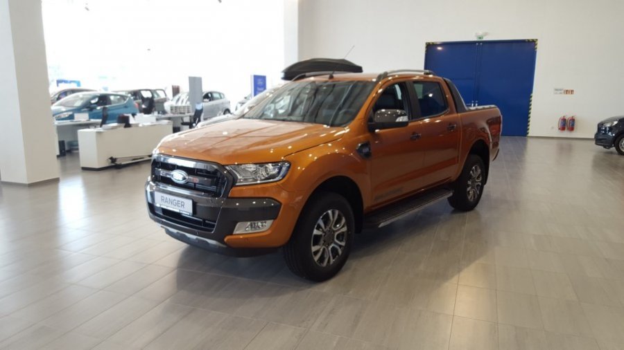 Ford Ranger, Double Cab Wildtrak, Dvojkabina, 3.2 TDCi 147 kW/200 k, 6st. automatická, 4WD, barva oranžová