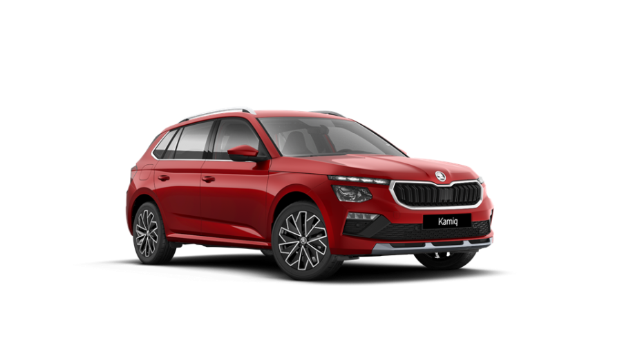 Škoda Kamiq, 1,0 TSI 85 kW 6-stup. mech., barva červená