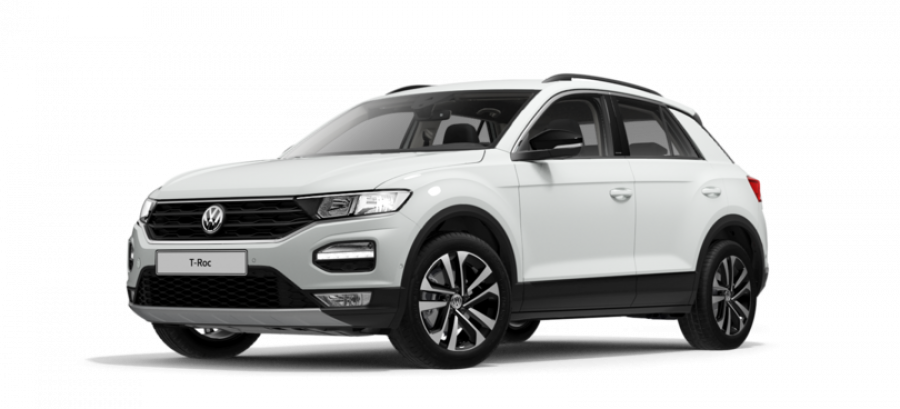 Volkswagen T-Roc, Design 1,0 TSI 6G, barva bílá