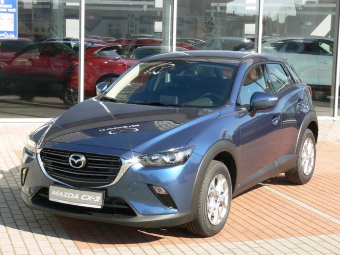 Mazda CX-3, 2.0 Skyactiv G121, barva modrá