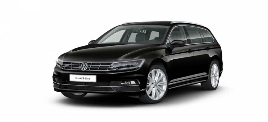 Volkswagen Passat, Var. R-line Highl 2,0 TSI 4MOT OPF 7DSG, barva černá