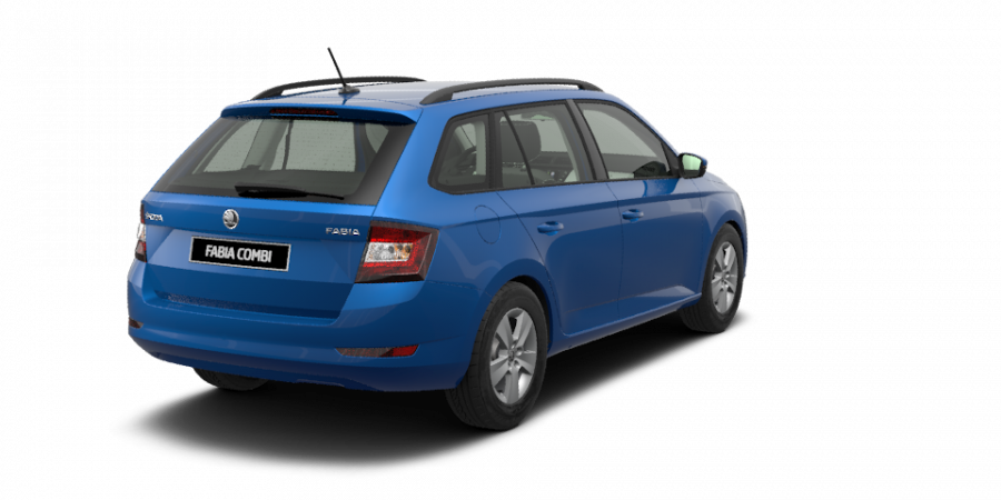 Škoda Fabia, 1,0 TSI 70 kW 5-stup. mech., barva modrá