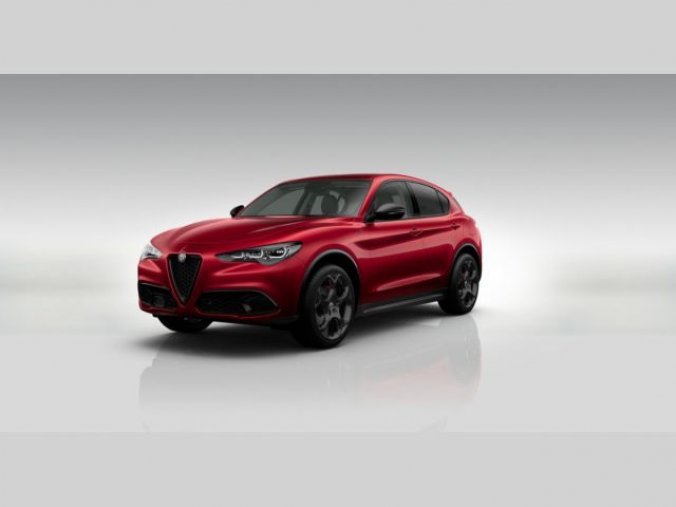 Alfa Romeo Stelvio, 2.0 Turbo 280k Q4 COMPETIZIONE, barva červená