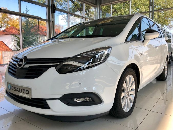 Opel Zafira, "PLUS" 1,6 TURBO AUTOMAT + ZP, barva bílá