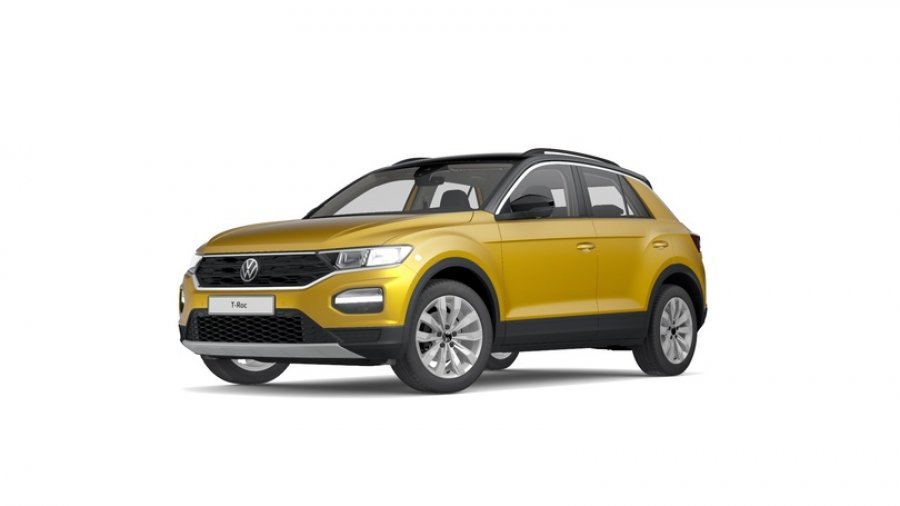 Volkswagen T-Roc, Maraton Edition 1,5 TSI ACT 7DSG, barva žlutá