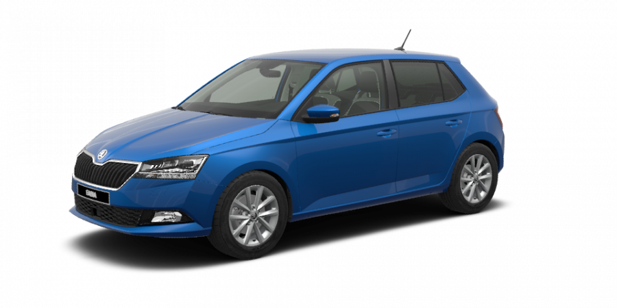 Škoda Fabia, 1,0 TSI 81 kW 6-stup. mech., barva modrá