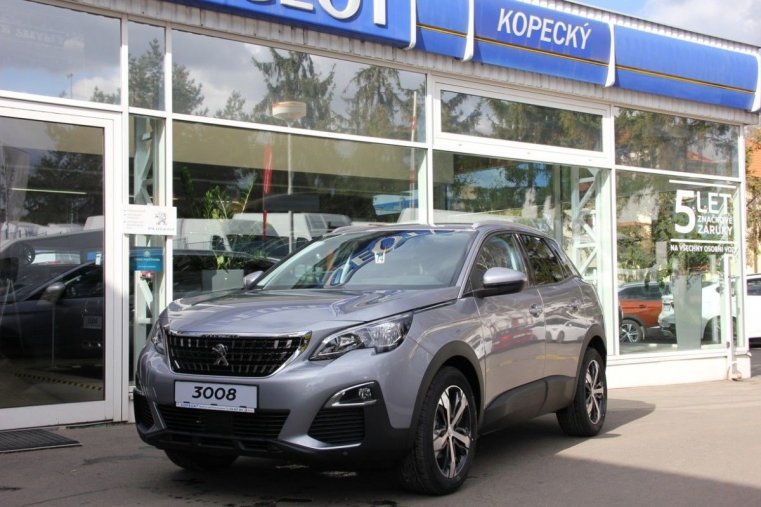 Peugeot 3008, ACTIVE 1.5 BlueHDi 130 S&S MAN, barva šedá