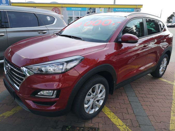 Hyundai Tucson, 1,6 T-GDi 130 kW (95 NAT) 6 st. man, barva červená