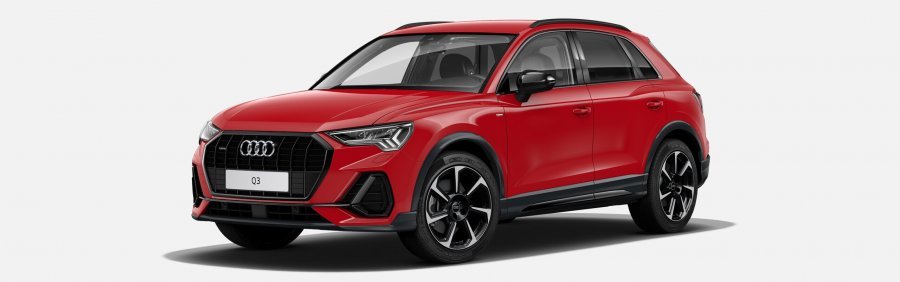 Audi Q3, Q3 S line 40 TFSI 140 kW q, barva červená