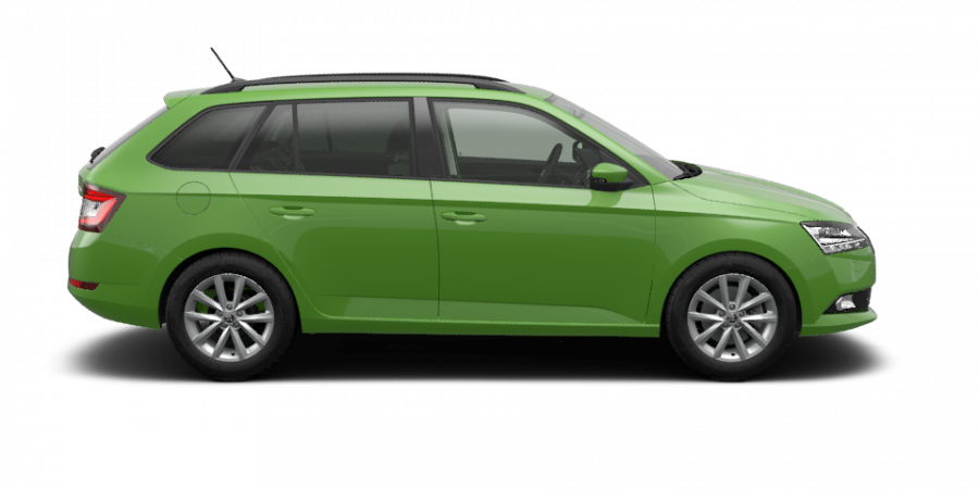 Škoda Fabia, 1,0 TSI 70 kW 5-stup. mech., barva zelená