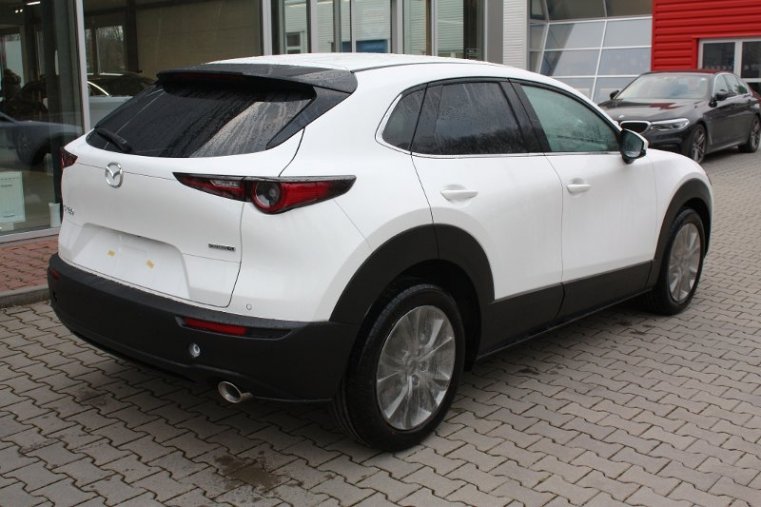 Mazda CX-30, SKYACTIV-X, barva bílá