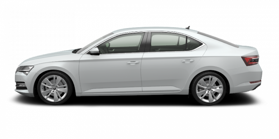 Škoda Superb, 2,0 TDI 110 kW 7-speed automat., barva bílá