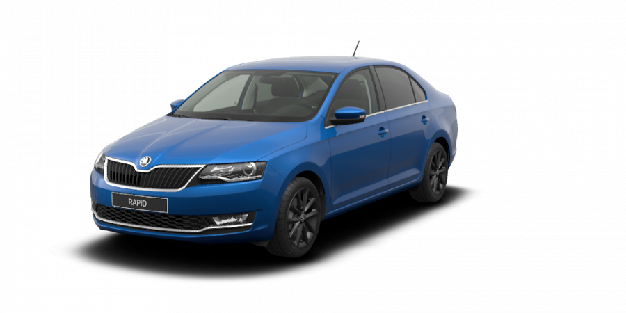 Škoda Rapid, 1,0 TSI 81 kW 6-stup. mech., barva modrá