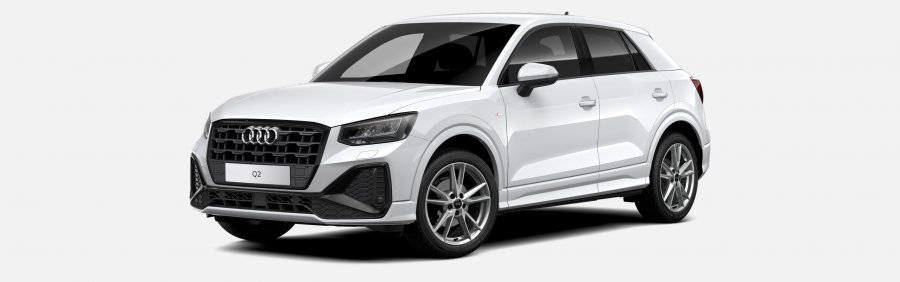 Audi Q2, Q2 S line 35 TFSI 110kW CoD, barva bílá