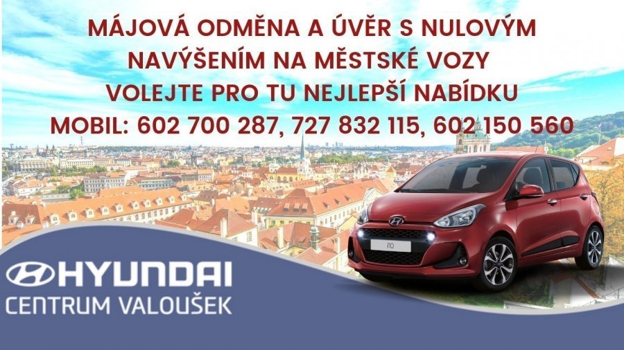 Hyundai i10, 1,0i 48 kW (95 NAT) 5 st. man, barva červená