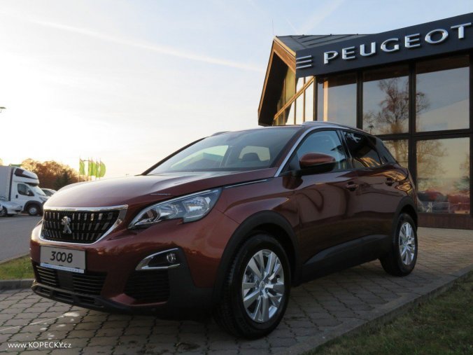 Peugeot 3008, ALLURE 1,6 BlueHDi 120k M6 NEW, barva hnědá