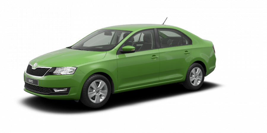 Škoda Rapid, 1,0 TSI 70 kW 5-stup. mech., barva zelená